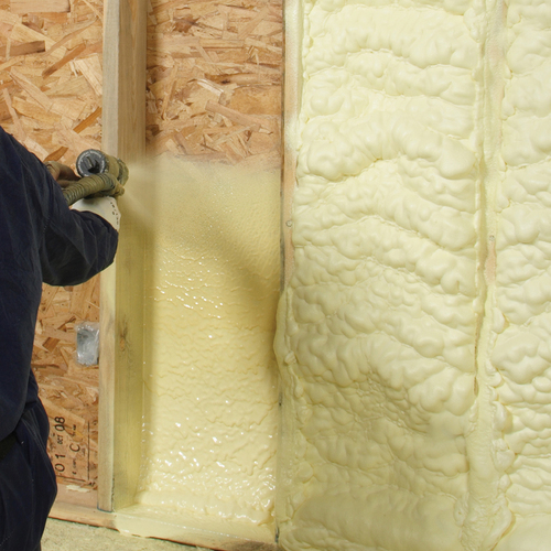 Green Spray Foam Insulation Captions Tempo